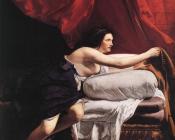 奥拉齐奥 杰特斯基 : Joseph and Potiphar's Wife, detail